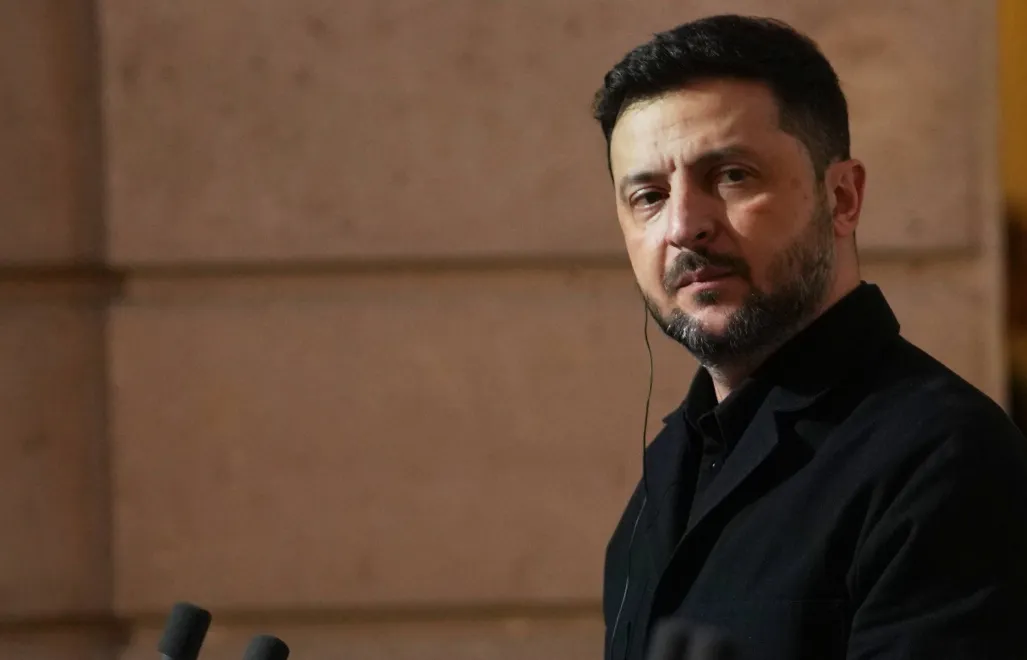 Wołodymyr Zełenski Fot. PAP/EPA/CHRISTOPHE ENA
