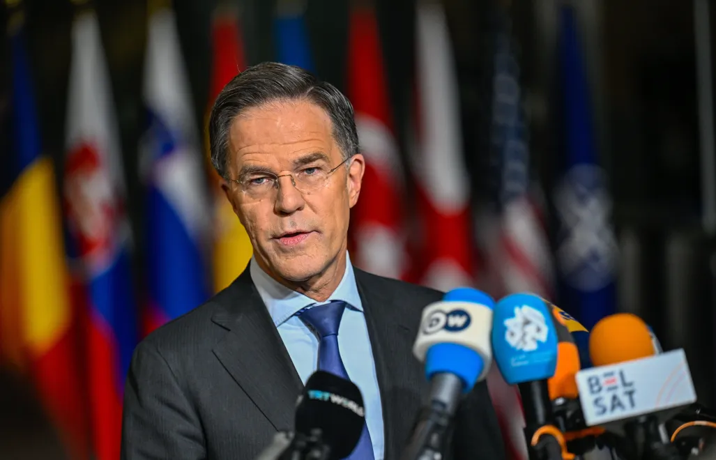 Sekretarz generalny NATO Mark Rutte, fot. PAP/Wiktor Dąbkowski