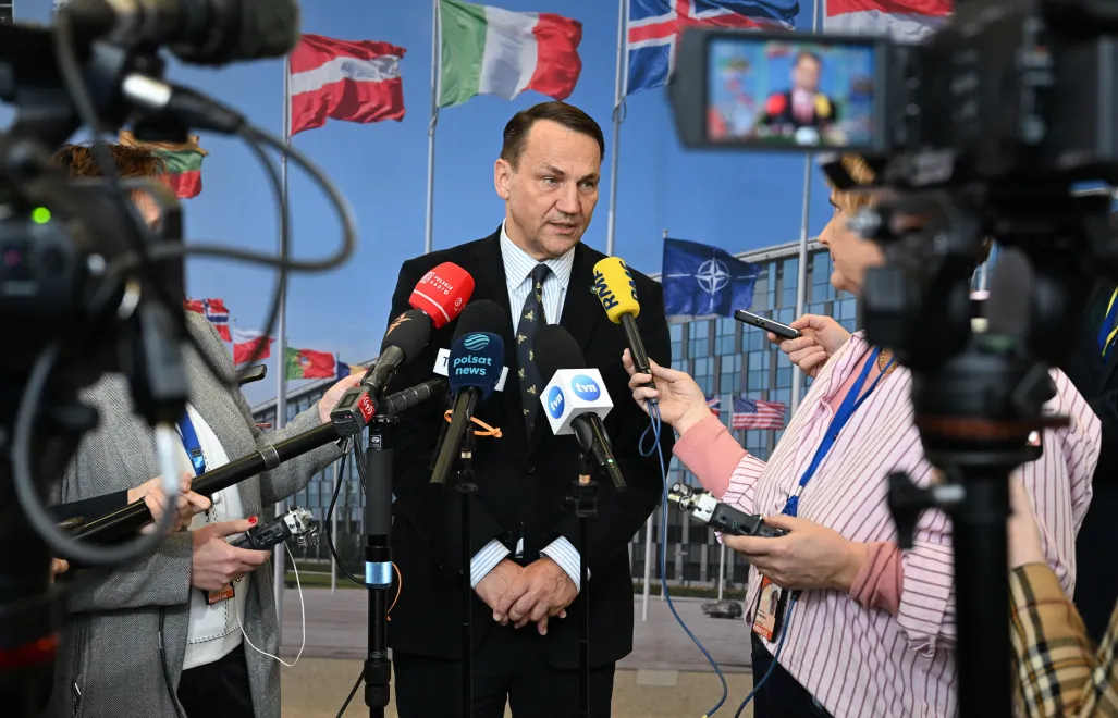 Wicepremier, minister spraw zagranicznych RP Radosław Sikorski. Fot. PAP/Wiktor Dąbkowski