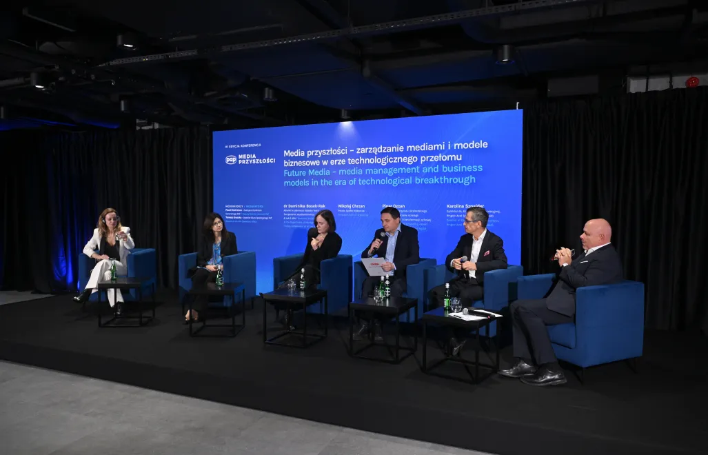 Panel „Media Przyszłości”. Fot. PAP/Marcin Obara
