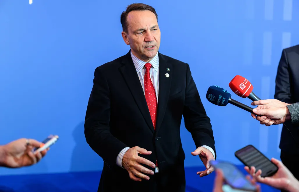 Министр иностранных дел Польши Радослав Сикорский. Fot. PAP/EPA/MAX SLOVENCIK