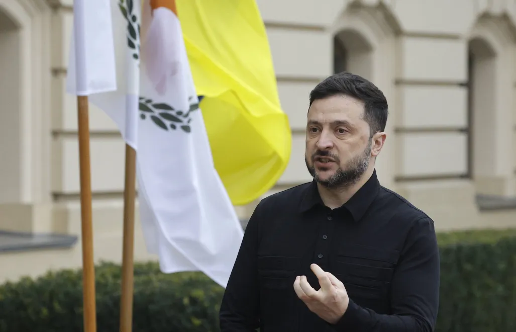 Президент України Володимир Зеленський. Fot. PAP/EPA/SERGEY DOLZHENKO