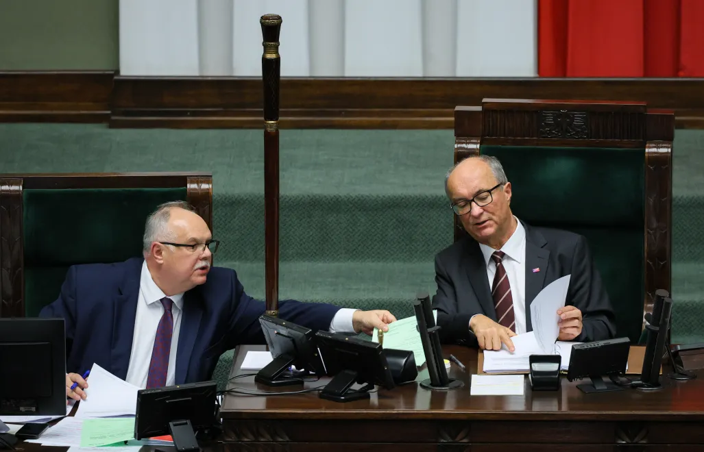 Sala obrad Sejmu. Fot. PAP/Paweł Supernak