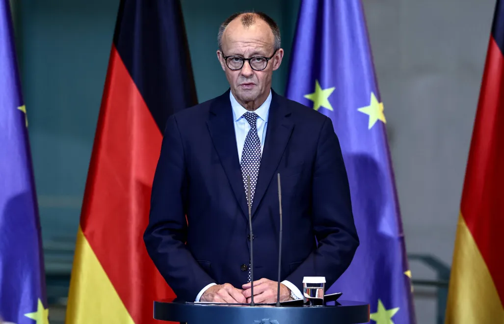 Канцлер Германии Фридрих Мерц. Fot. PAP/EPA/FILIP SINGER