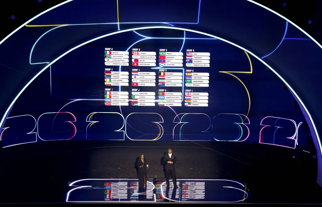 Losowanie grup mundialu 2026, fot. PAP/EPA/SHAWN THEW