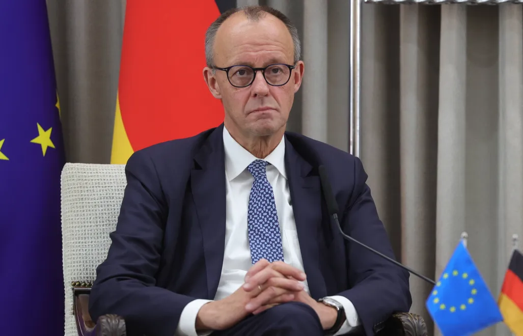 Kanclerz Niemiec Friedrich Merz. Fot. PAP/EPA/ABIR SULTAN / POOL