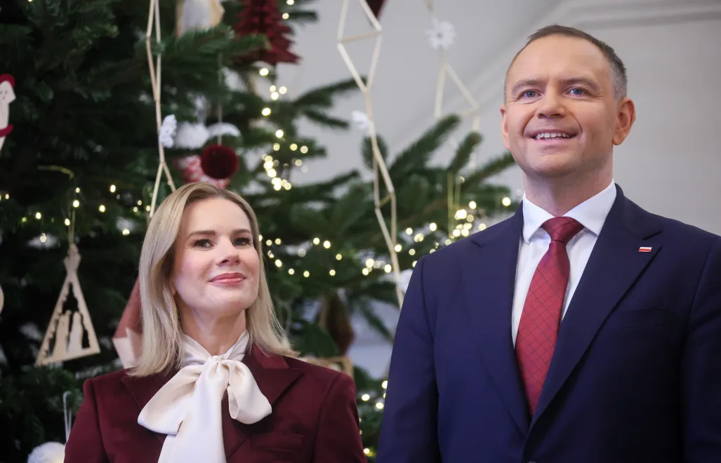 Prezydent RP Karol Nawrocki i pierwsza dama Marta Nawrocka. Fot. PAP/Leszek Szymański