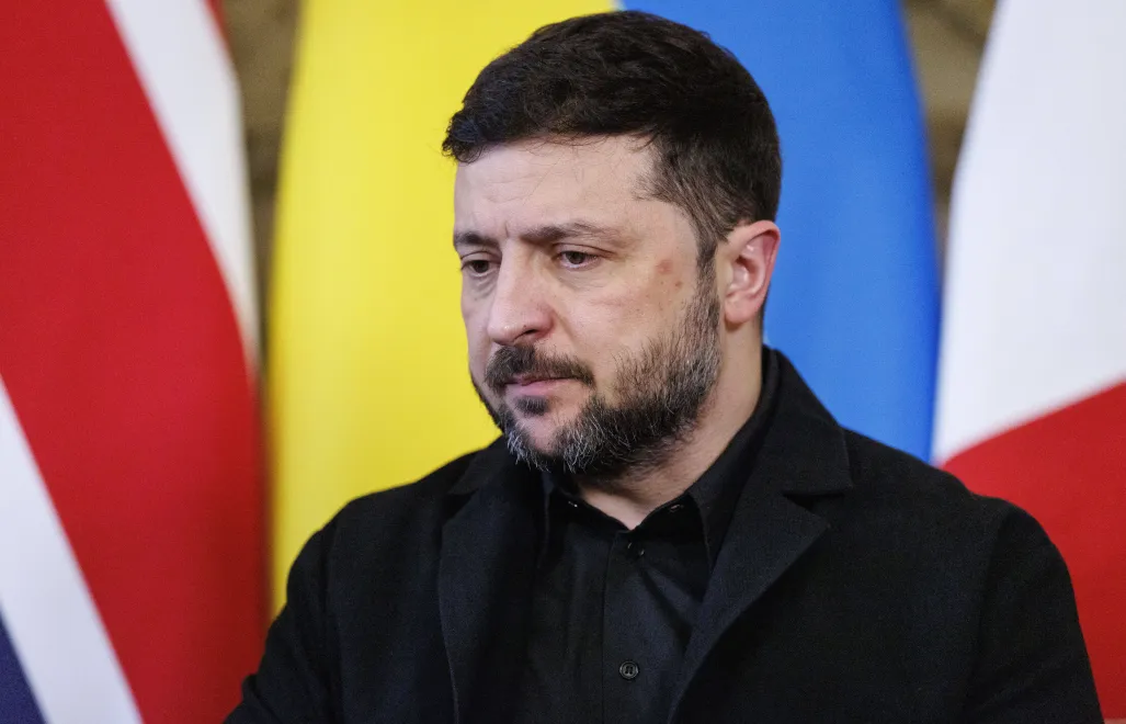 Президент України Володимир Зеленський. Fot. PAP/EPA/TOLGA AKMEN / POOL 