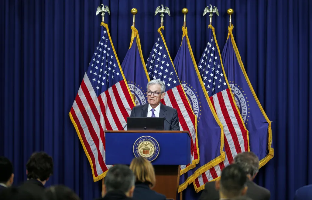 Prezes Fed Jerome Powell. Fot. EPA/WILL OLIVER