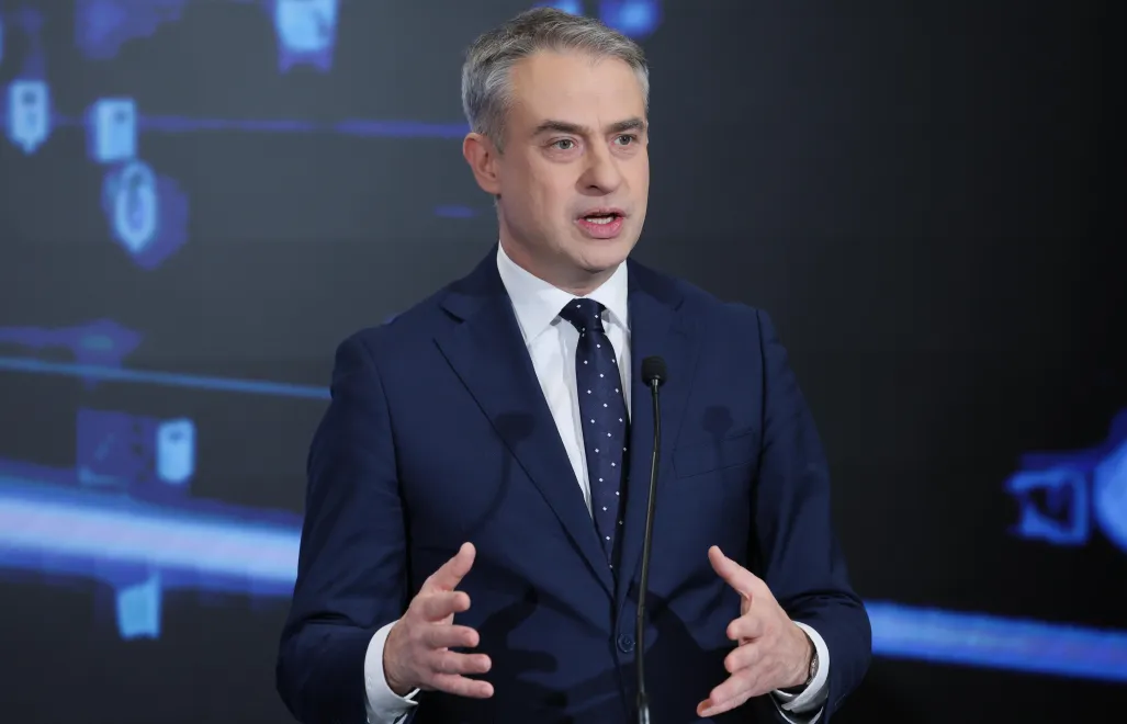 Wicepremier, minister cyfryzacji Krzysztof Gawkowski. Fot. PAP/Rafał Guz