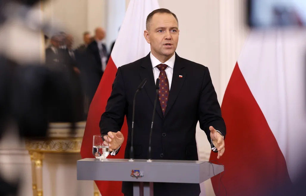 Karol Nawrocki, fot. PAP/EPA/TOMS KALNINS