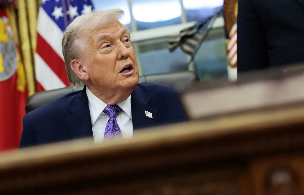 Дональд Трамп. Fot. PAP/EPA/SHAWN THEW / POOL