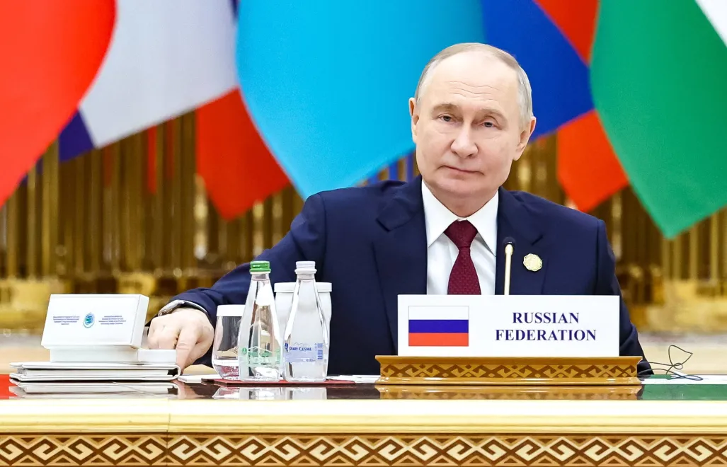 Prezydent Rosji władimir Putin. Fot. PAP/EPA/	ALEXANDER KAZAKOV / SPUTNIK / KREMLIN POOL