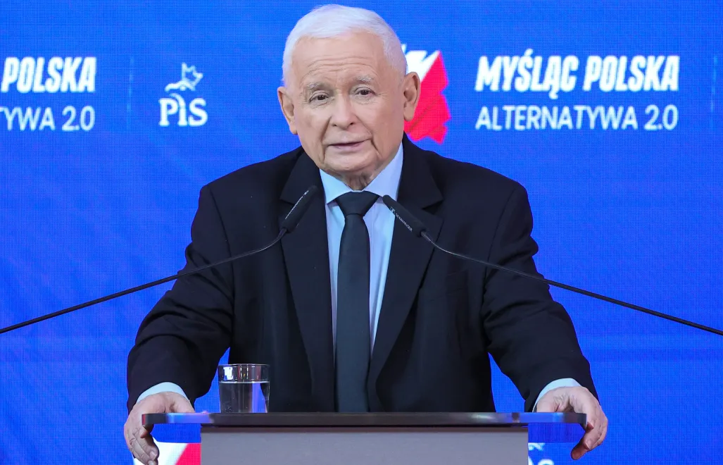 Prezes PiS Jarosław Kaczyński. Fot. PAP/	Rafał Guz
