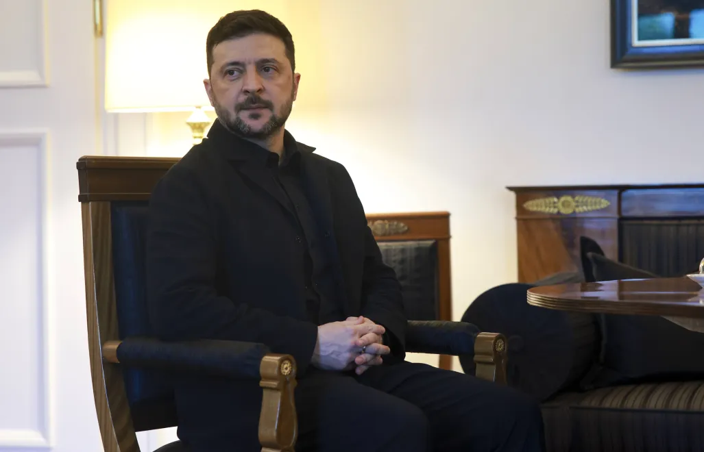 Wołodymyr Zełenski Fot. PAP/EPA/CLEMENS BILAN / POOL