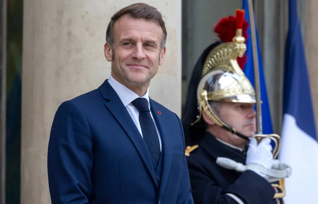 Президент Франции Эммануэль Макрон. Fot. PAP/EPA/CHRISTOPHE PETIT TESSON