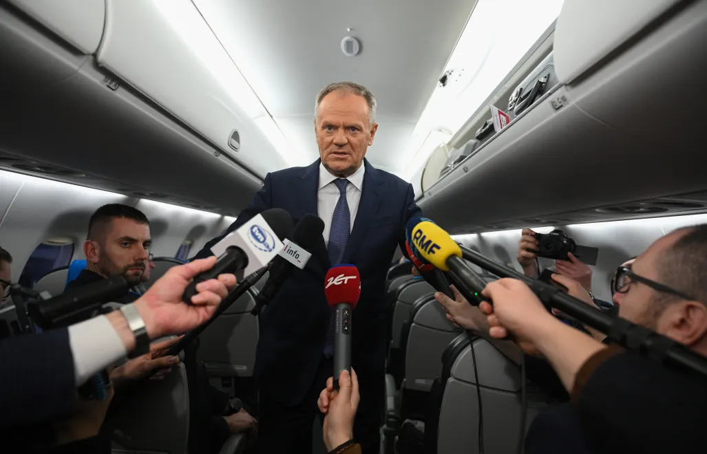 Premier Donald Tusk udaje się do Berlina, fot. PAP/Marcin Obara