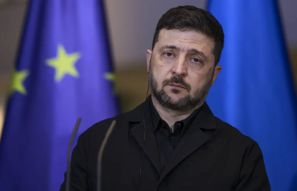 Prezydent Wołodymyr Zełenski Fot. PAP/EPA/CLEMENS BILAN