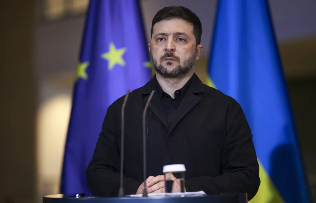 Wołodymyr Zełenski Fot. PAP/EPA/CLEMENS BILAN