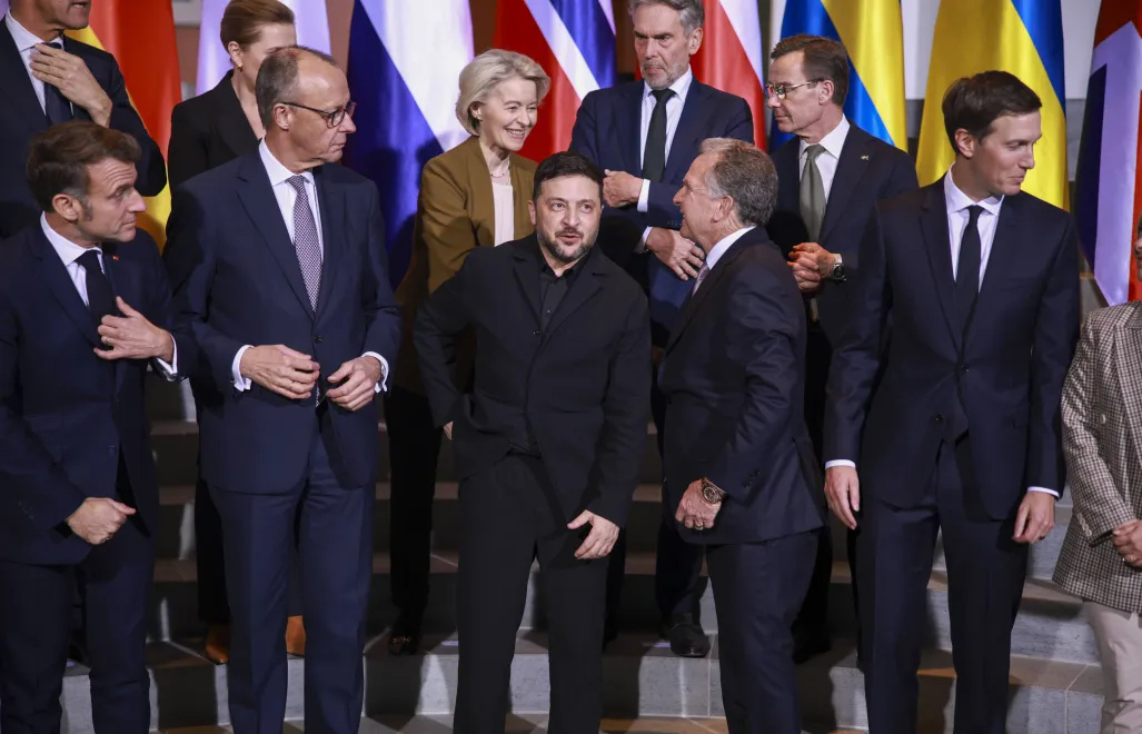 Szczyt europejskich przywódców ws. Ukrainy w Berlinie, fot. PAP/EPA/EPA POOL/CLEMENS BILAN / POOL