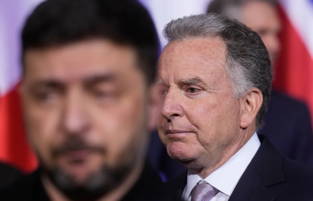 Steve Witkoff i Wołodymyr Zełenski Fot. PAP/EPA/MARKUS SCHREIBER