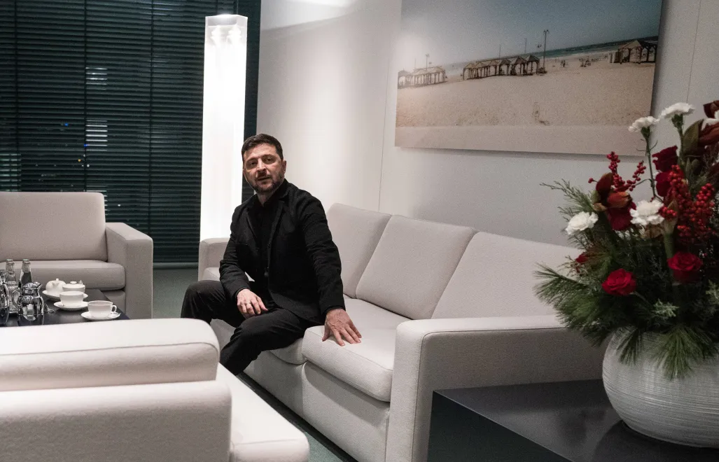 Владимир Зеленский. Fot. PAP/EPA/ NADJA WOHLLEBEN / POOL