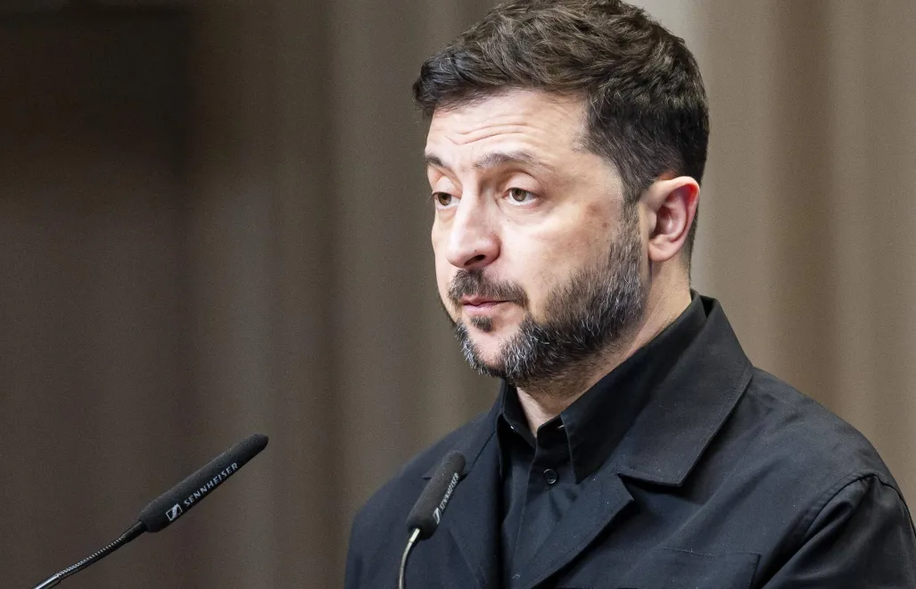 Wołodymyr Zełenski Fot. PAP/EPA/SEM VAN DER WAL