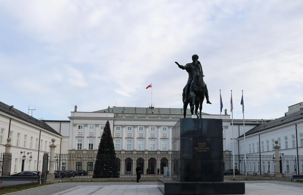 Pałac Prezydencki w Warszawie. Fot. PAP/Albert Zawada