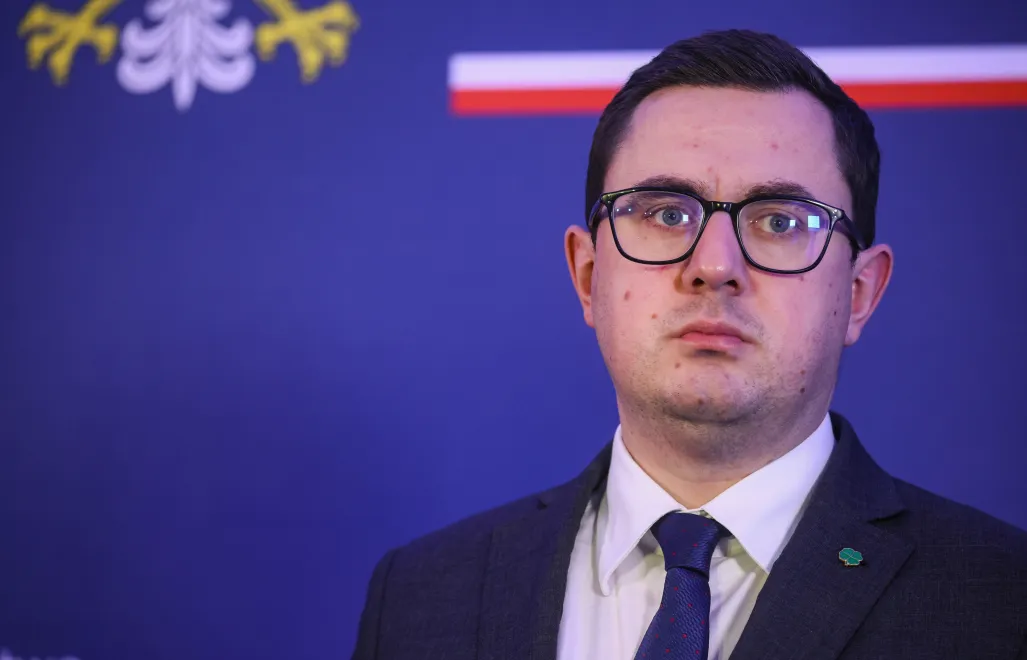 Minister energii Miłosz Motyka. Fot. PAP/	Leszek Szymański