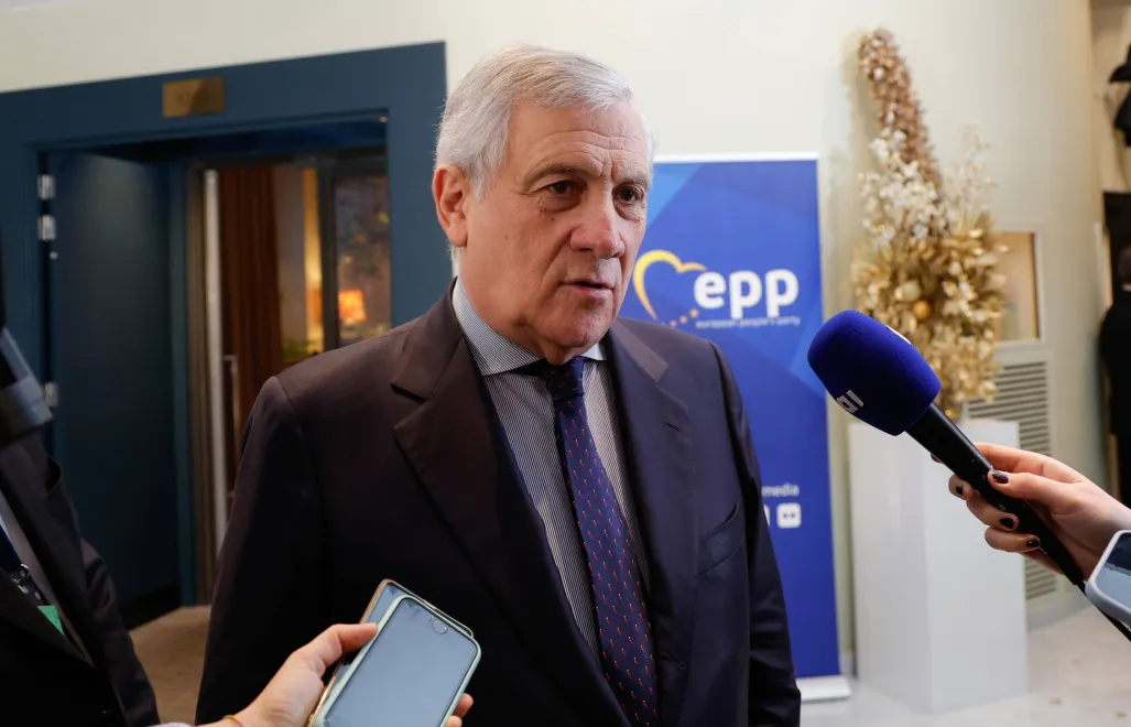 Міністр закордонних справ Італії Антоніо Таяні. Fot. PAP/EPA/GIUSEPPE LAMI