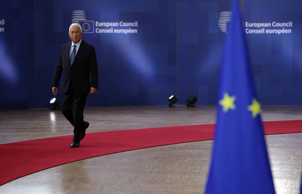 Przewodniczący Rady Europejskiej Antonio Costa. Fot. PAP/EPA/OLIVIER MATTHYS