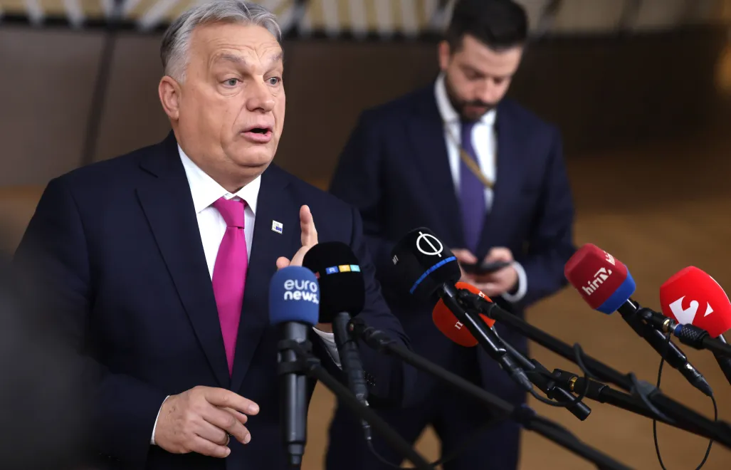 Прем'єр Угорщини Віктор Орбан. Fot. PAP/EPA/OLIVIER MATTHYS