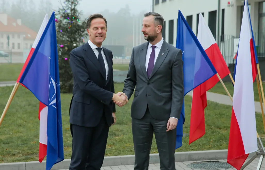 Władysław Kosiniak-Kamysz, Mark Rutte Fot. PAP/Tomasz Waszczuk