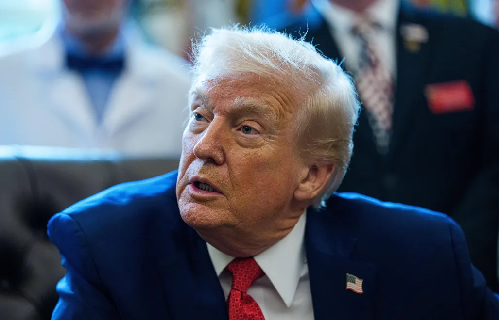 Donald Trump Fot. PAP/EPA/AARON SCHWARTZ / POOL