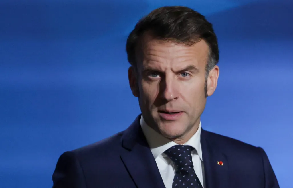 Emmanuel Macron Fot. PAP/EPA/OLIVIER MATTHYS