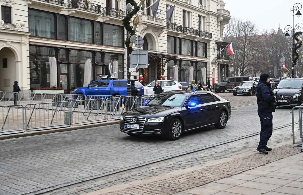 Prezydent Ukrainy Wołodymyr Zełenski przybył z oficjalną wizytą do Polki. Fot. PAP/Radek Pietruszka