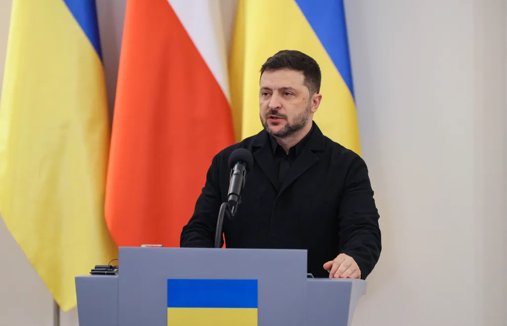 Владимир Зеленский. Fot. PAP/Paweł Supernak