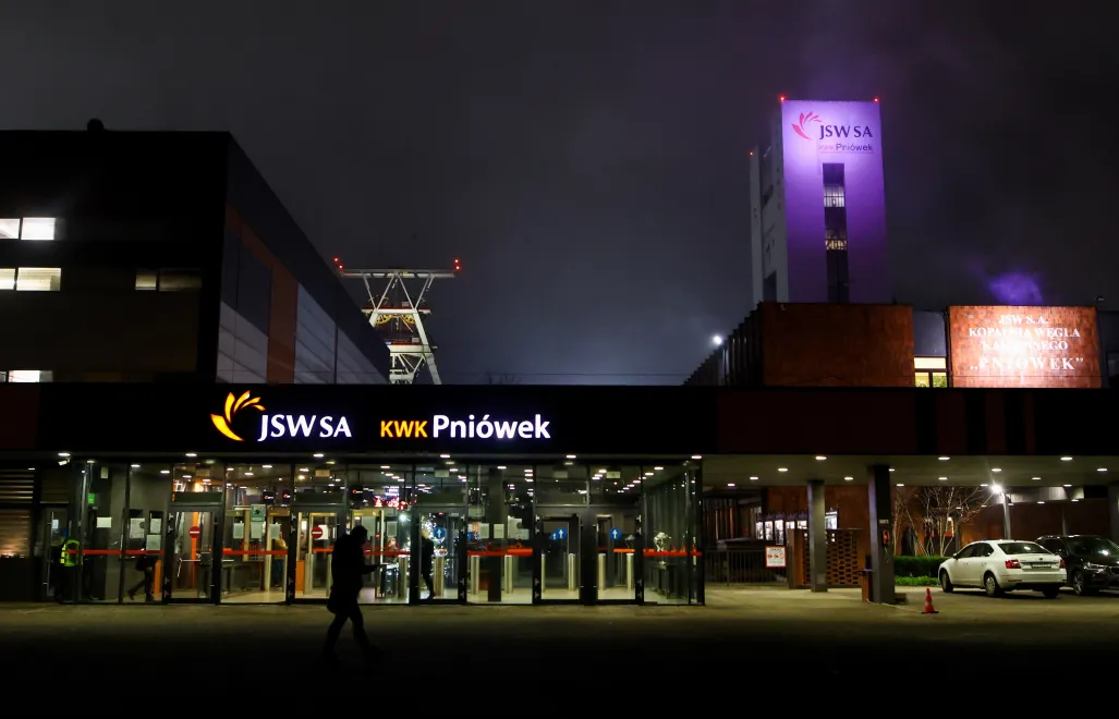 Kopalnia Węgla Kamiennego Jastrzębskiej Spółki Węglowej Pniówek w Pawłowicach. Fot. PAP/Kasia Zaremba
