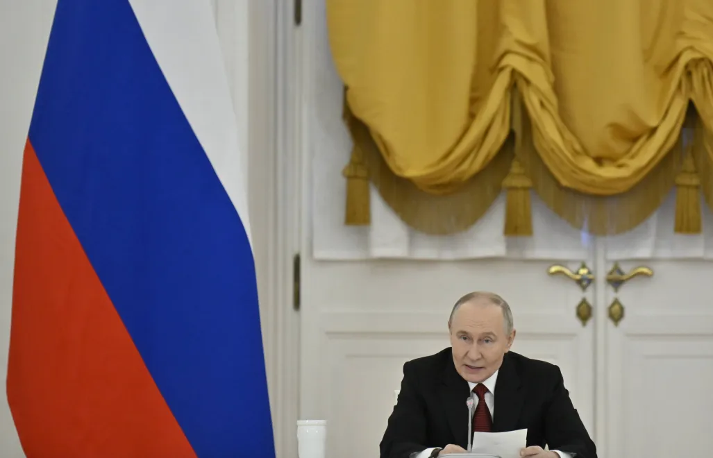 Prezydent Rosji Władimir Putin. Fot. PAP/EPA/	ALEXANDER NEMENOV/AFP / POOL