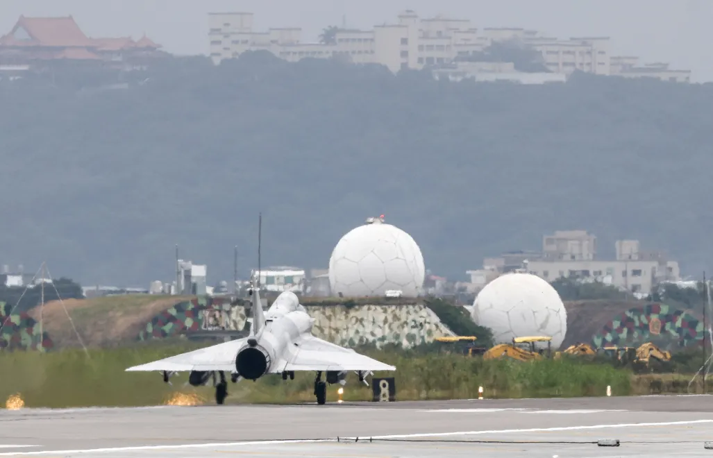 Винищувач Mirage 2000 тайванських ВПС. Fot. PAP/EPA/RITCHIE B. TONGO