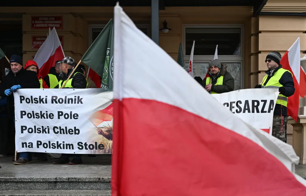 Ogólnopolski protest rolników przeciwko umowie z Mercosur, fot. PAP/Darek Delmanowicz