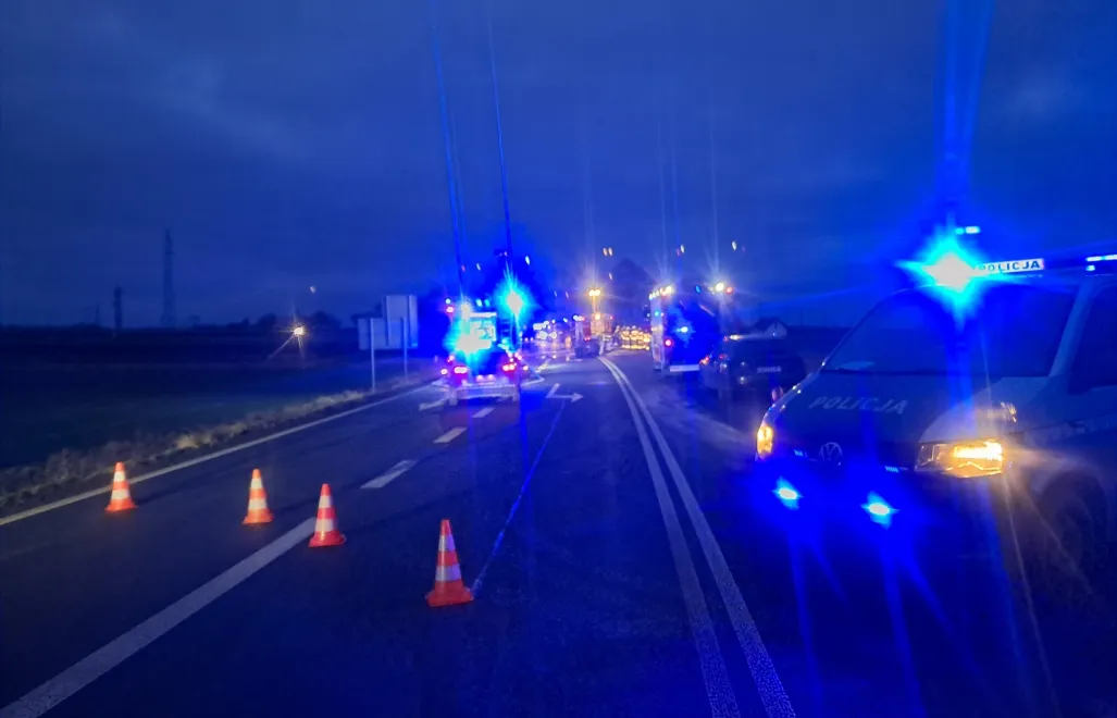 Sześć ofiar śmiertelnych wypadku drogowego w Zielęcicach. Fot. FB/Policja Brzeg