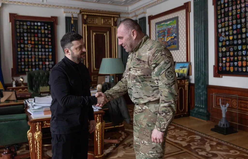 Prezydent Ukrainy Wołodymyr Zełenski i generał Wasyl Maluk. Fot. X/Volodymyr Zelenskyy