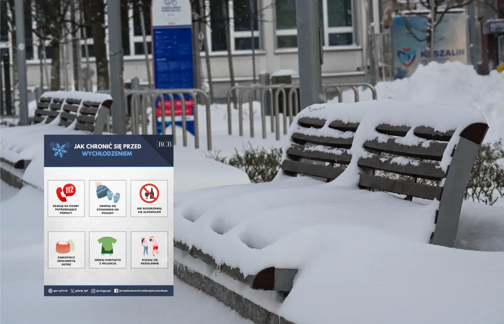 Opady śniegu. Fot. PAP/Piotr Kowala/RCB