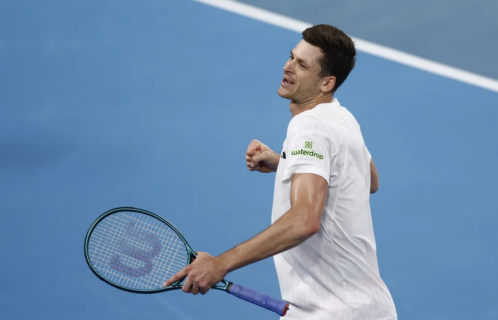 Hubert Hurkacz. Fot. EPA/MARK EVANS