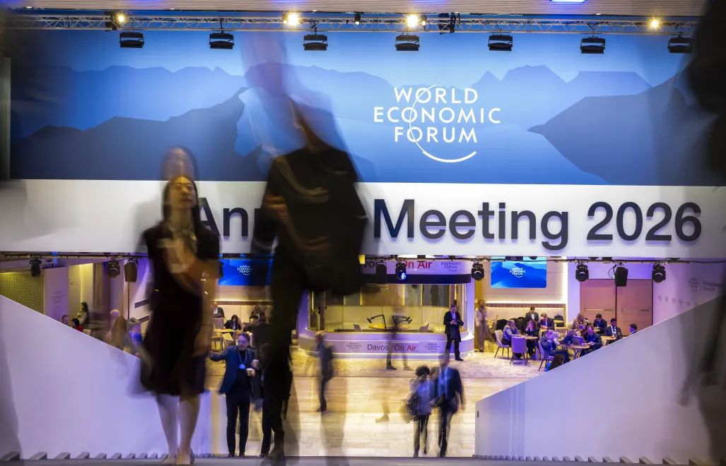 Forum w Davos. Fot. EPA/GIAN EHRENZELLER