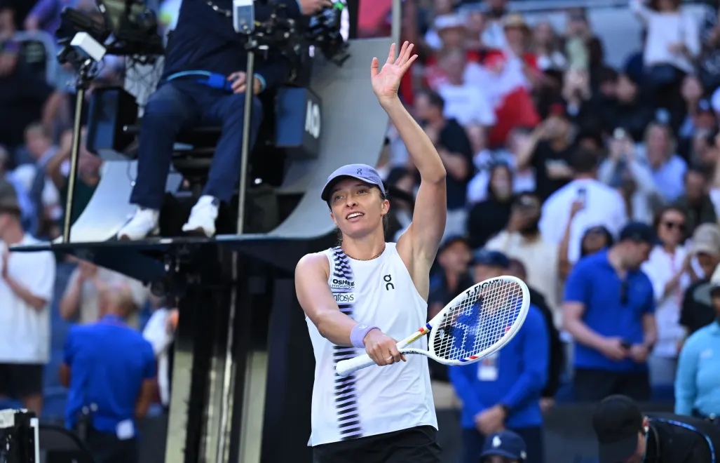 Iga Świątek. Fot. EPA/JAMES ROSS
