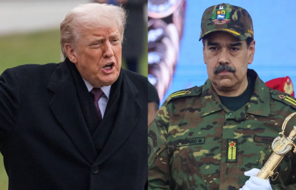 Prezydent USA Donald Trump i przywódca Wenezueli Nicolas Maduro. Fot. PAP/EPA/SHAWN THEW/MIGUEL GUTIERREZ