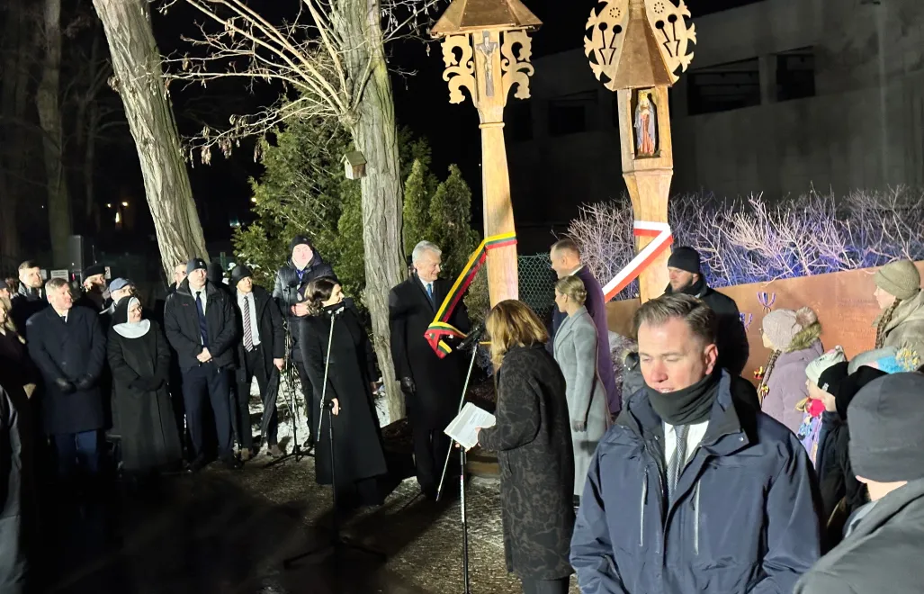 Nauseda: od dziś będziemy mieli kolejne miejsce pamięci artysty w Polsce. Fot. Agnieszka Jędrzak/X