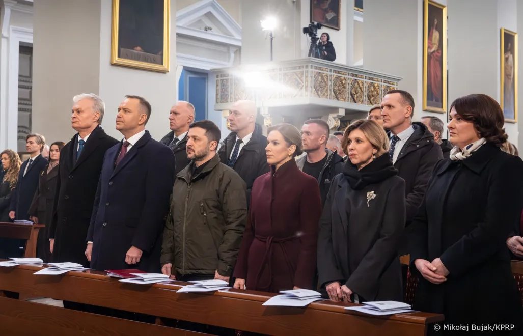 Trzej prezydenci w Wilnie wzięli udział w posiedzeniu Trójkąta Lubelskiego, formatu łączącego Warszawę, Wilno i Kijów. Fot. Mikołaj Bujak/KPRP